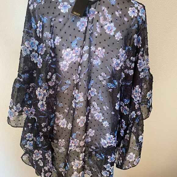 Sheer Boho Swim Cover One Size Fits All - Picture 3 of 5